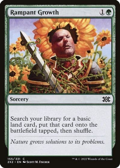 Rampant Growth Double Masters 2022 Magic card