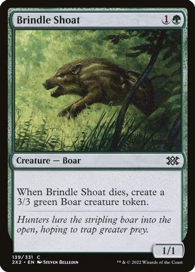 Brindle Shoat Double Masters 2022 Magic card