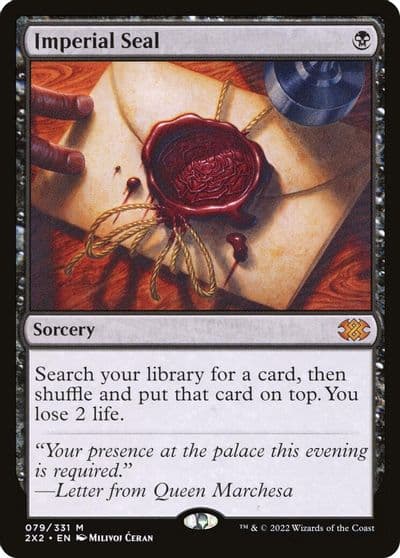 Imperial Seal Double Masters 2022 Magic card