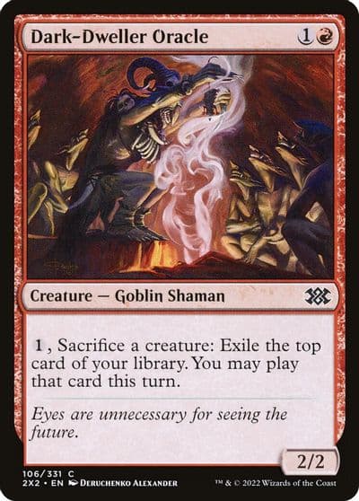 Dark Dweller Oracle Double Masters 2022 Magic card