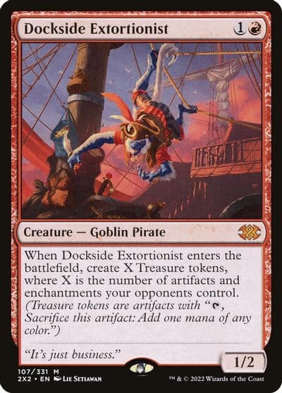Dockside Extortionist Double Masters 2022 Magic card