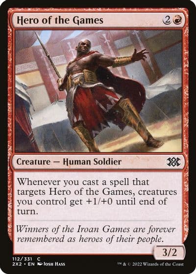 Hero of the Games Double Masters 2022 Magic card