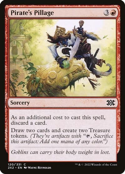 Pirates Pillage Double Masters 2022 Magic card