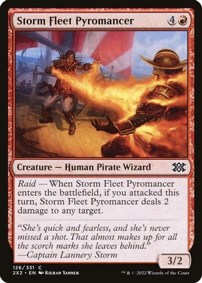 Storm Fleet Pyromancer Double Masters 2022 Magic card