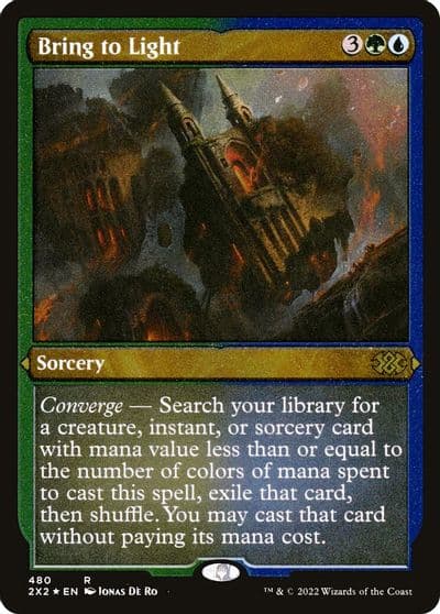 Bring to Light Foil Etched Double Masters 2022 Magic card