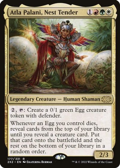 Atla Palani Nest Tender Double Masters 2022 Magic card