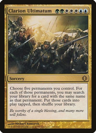Clarion Ultimatum Shards of Alara Magic card