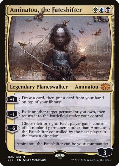Aminatou the Fateshifter Double Masters 2022 Magic card