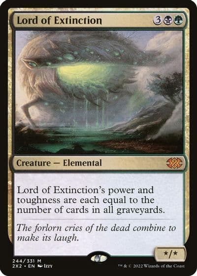 Lord of Extinction Double Masters 2022 Magic card
