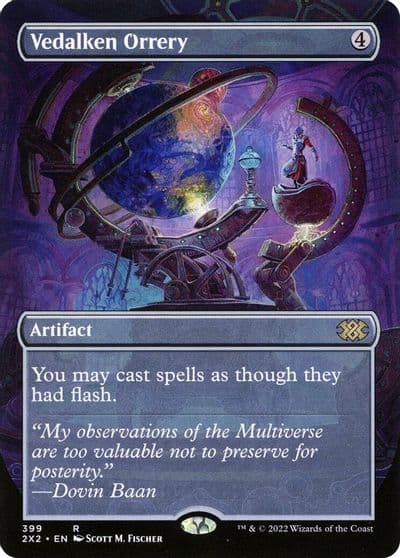 Vedalken Orrery Borderless Double Masters 2022 Magic card