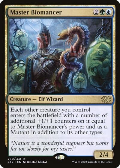 Master Biomancer Double Masters 2022 Magic card