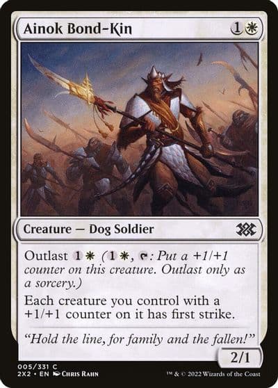 Ainok Bond Kin Double Masters 2022 Magic card