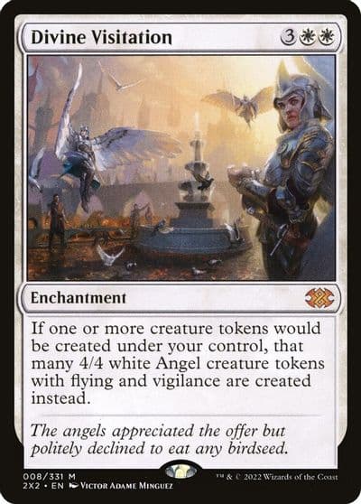 Divine Visitation Double Masters 2022 Magic card