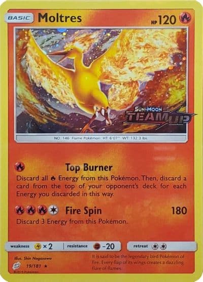 Moltres (Team Up Stamped) Miscellaneous Cards & Products Pokemon card