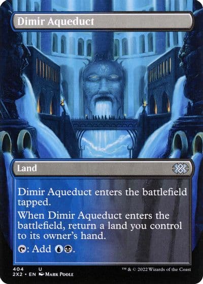 Dimir Aqueduct Borderless Double Masters 2022 Magic card