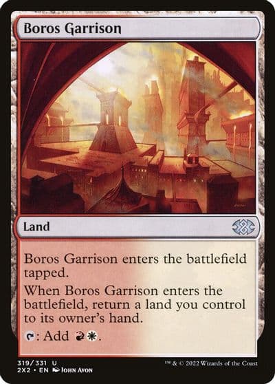 Boros Garrison Double Masters 2022 Magic card