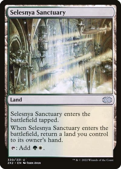 Selesnya Sanctuary Double Masters 2022 Magic card