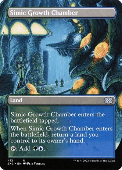 Simic Growth Chamber Borderless Double Masters 2022 Magic card