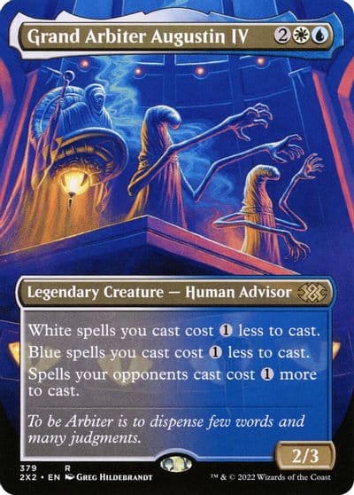 Grand Arbiter Augustin IV Borderless Double Masters 2022 Magic card