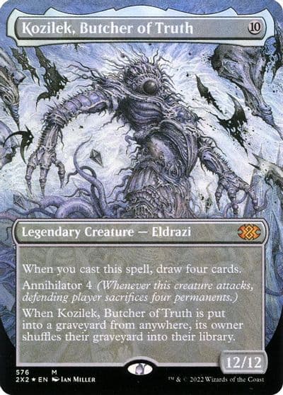 Kozilek Butcher of Truth Textured Foil Double Masters 2022 Magic card