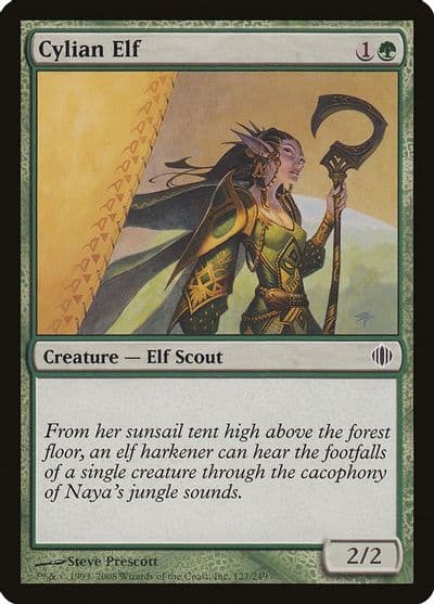 Cylian Elf Shards of Alara Magic card