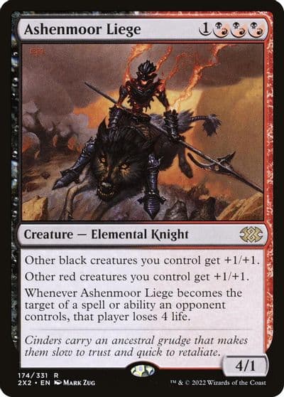 Ashenmoor Liege Double Masters 2022 Magic card