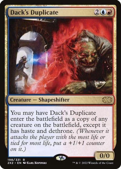 Dacks Duplicate Double Masters 2022 Magic card