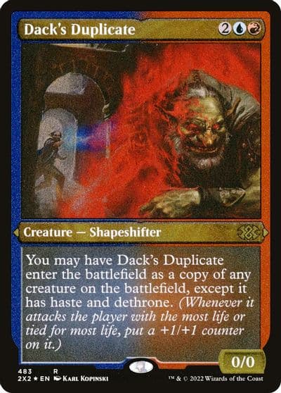 Dacks Duplicate Foil Etched Double Masters 2022 Magic card