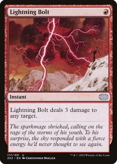 Lightning Bolt Double Masters 2022 Magic card
