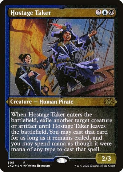 Hostage Taker Foil Etched Double Masters 2022 Magic card