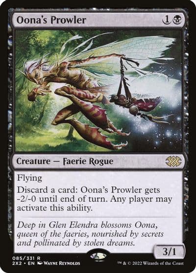 Oonas Prowler Double Masters 2022 Magic card