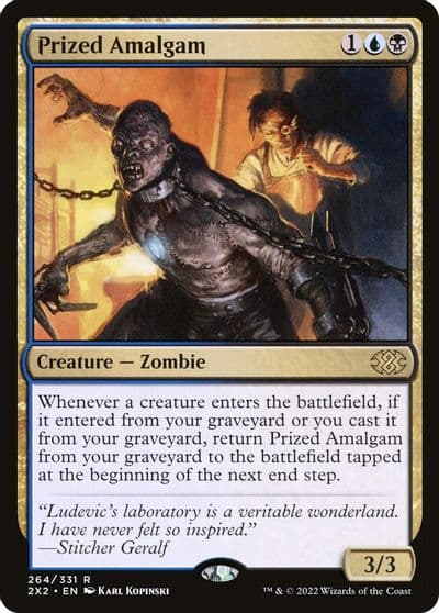 Prized Amalgam Double Masters 2022 Magic card