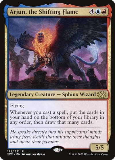 Arjun the Shifting Flame Double Masters 2022 Magic card