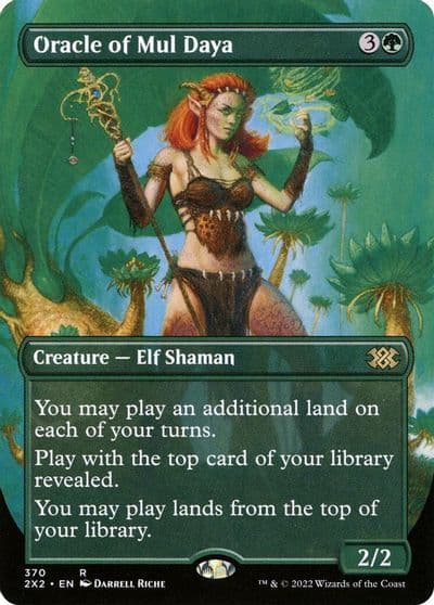 Oracle of Mul Daya Borderless Double Masters 2022 Magic card