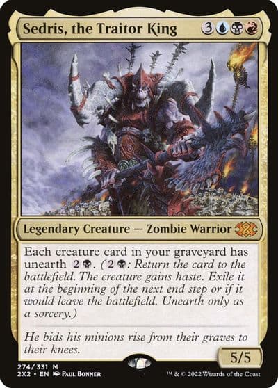 Sedris the Traitor King Double Masters 2022 Magic card