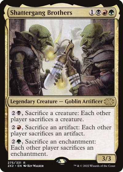 Shattergang Brothers Double Masters 2022 Magic card
