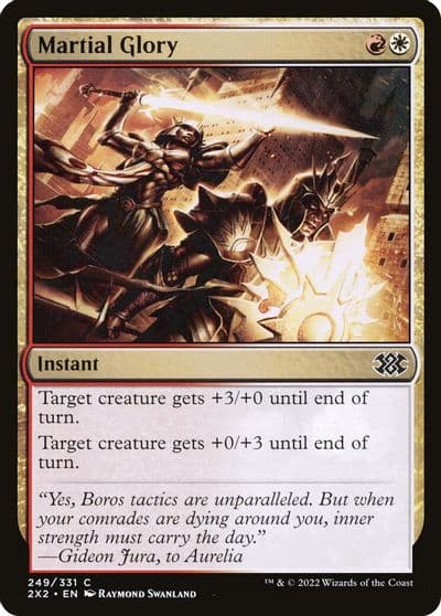 Martial Glory Double Masters 2022 Magic card