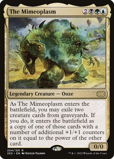 The Mimeoplasm Double Masters 2022 Magic card