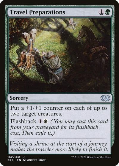 Travel Preparations Double Masters 2022 Magic card