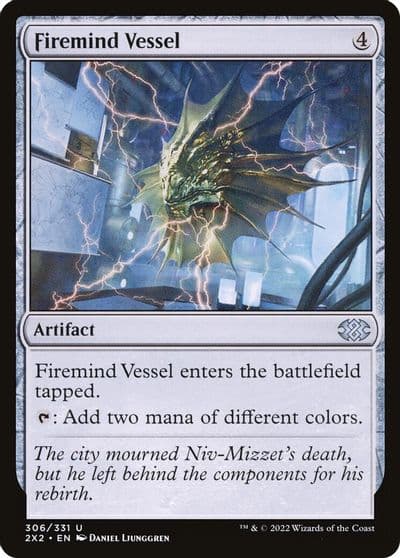 Firemind Vessel Double Masters 2022 Magic card