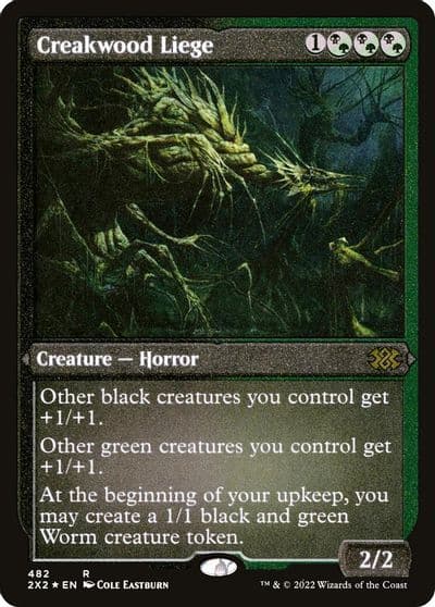 Creakwood Liege Foil Etched Double Masters 2022 Magic card