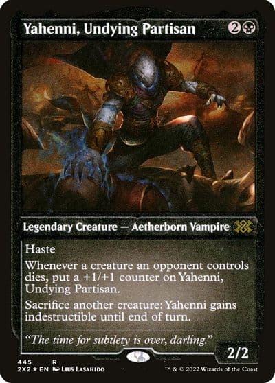 Yahenni Undying Partisan Foil Etched Double Masters 2022 Magic card