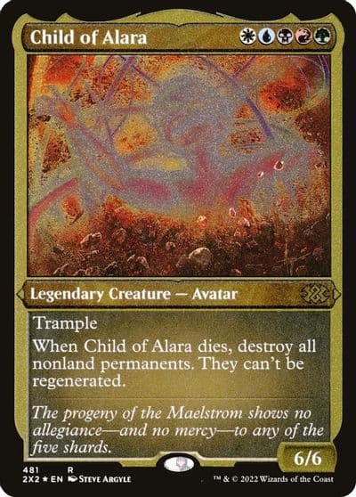 Child of Alara Foil Etched Double Masters 2022 Magic card