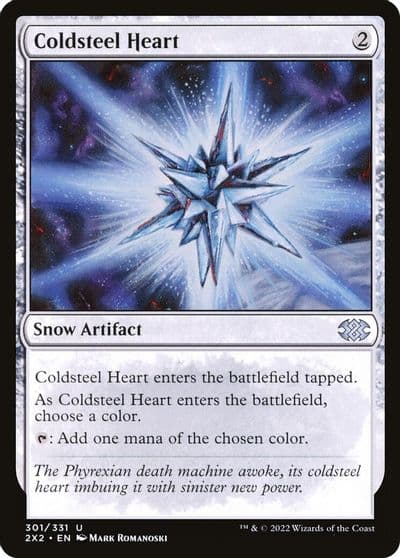 Coldsteel Heart Double Masters 2022 Magic card