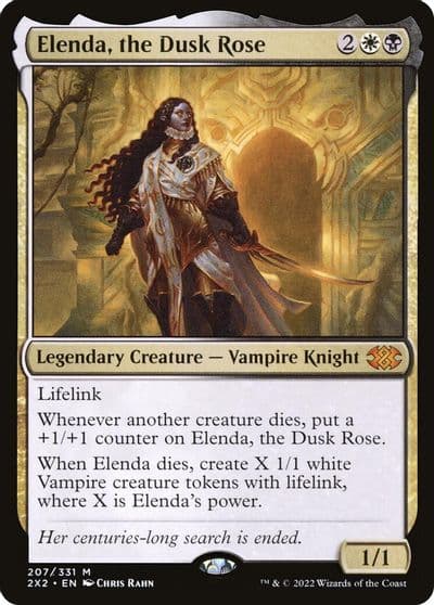 Elenda the Dusk Rose Double Masters 2022 Magic card