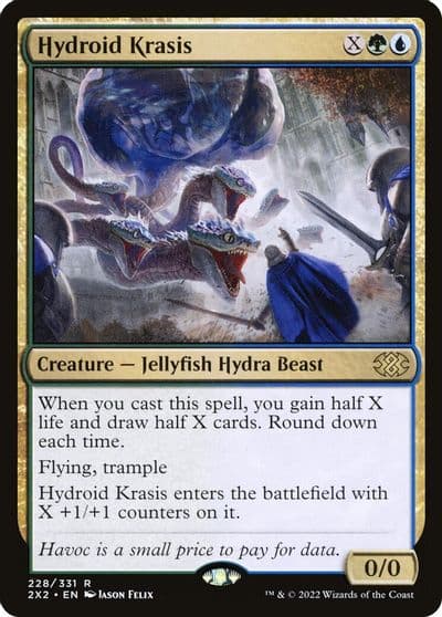 Hydroid Krasis Double Masters 2022 Magic card