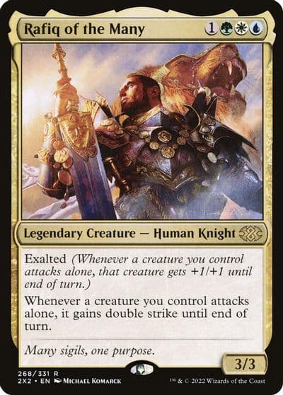 Rafiq of the Many Double Masters 2022 Magic card