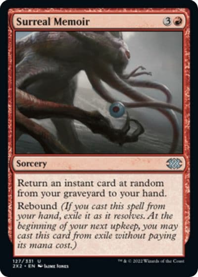 Surreal Memoir Double Masters 2022 Magic card
