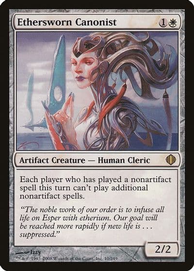 Ethersworn Canonist Shards of Alara Magic card