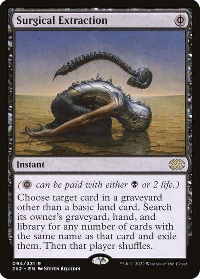 Surgical Extraction Double Masters 2022 Magic card